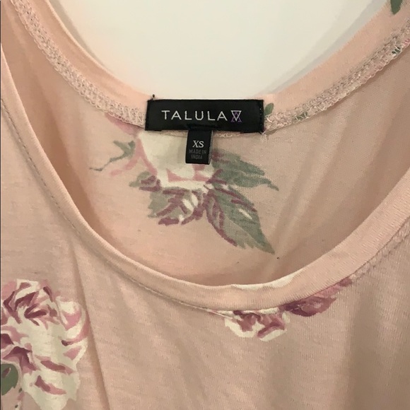 Talula Crop Rose Tank - Picture 2 of 5